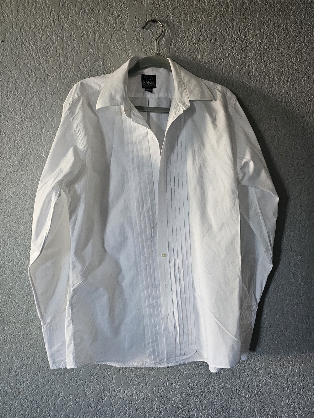 Jos. A. Bank White Dress Shirt with Black Label